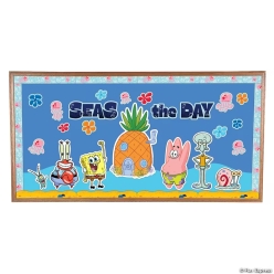 SpongeBob SquarePants Classroom Bulletin Board Set